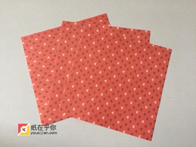纸在乎你 一个漂亮的花篮折纸详细图解教程