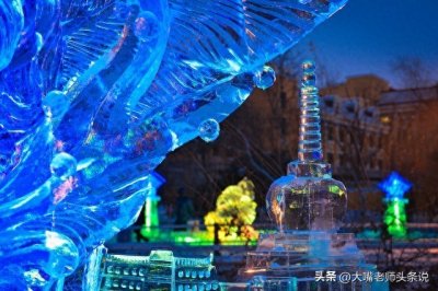 ​哈尔滨冰雕含鱼量极高：揭秘冰雪艺术中的生态智慧