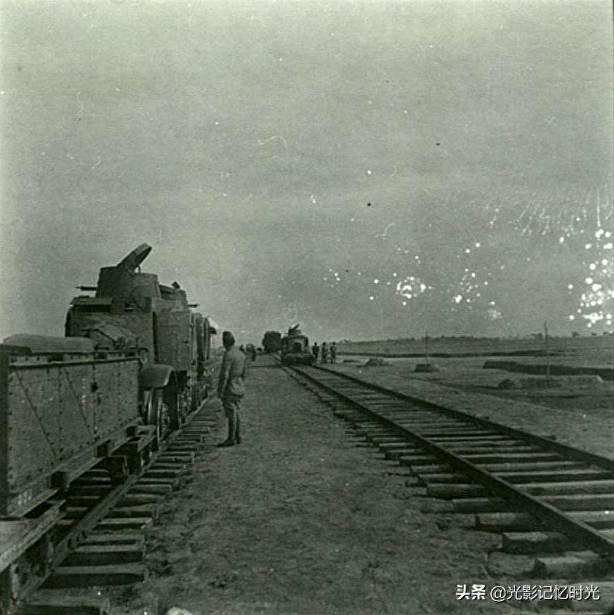 老照片:1940年--1941年石德铁路开通仪式(石家庄---德州)