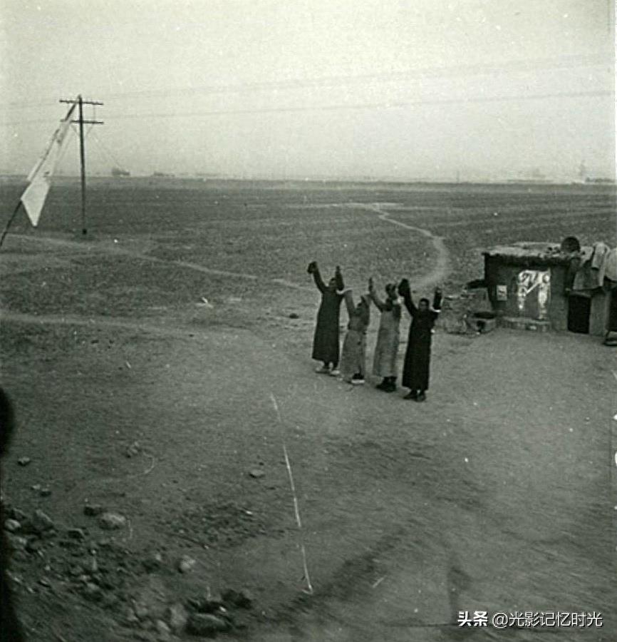 老照片:1940年--1941年石德铁路开通仪式(石家庄---德州)