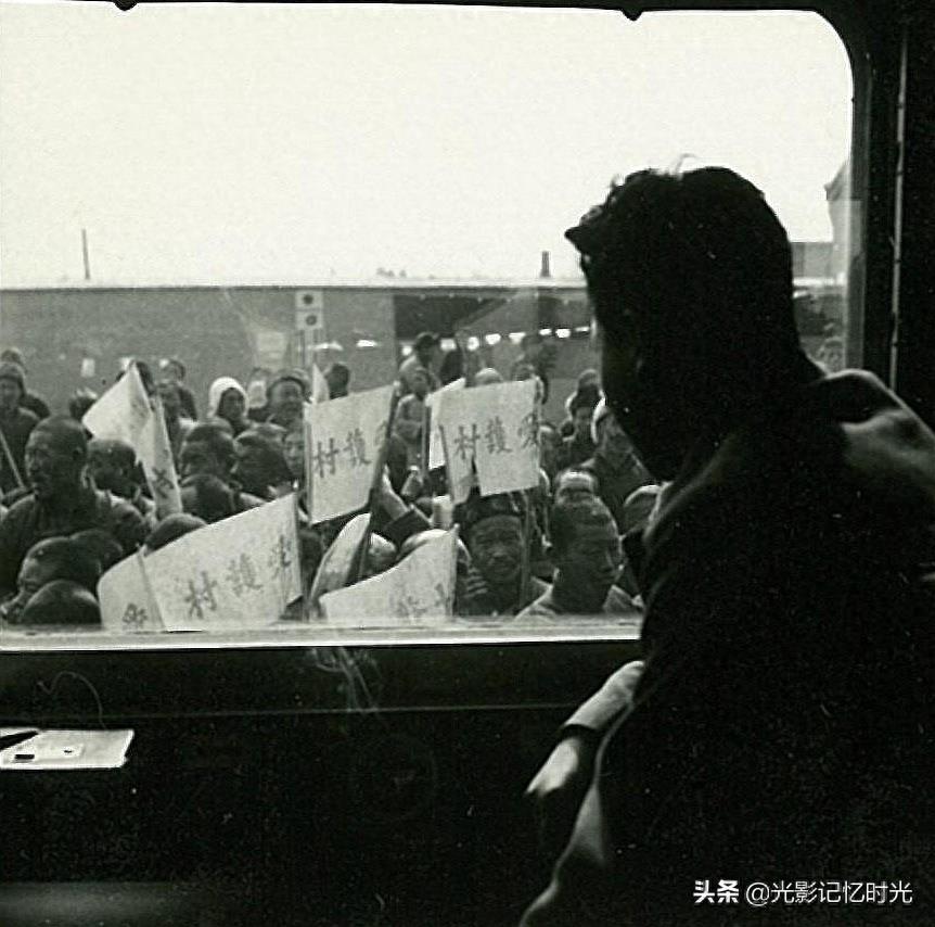 老照片:1940年--1941年石德铁路开通仪式(石家庄---德州)