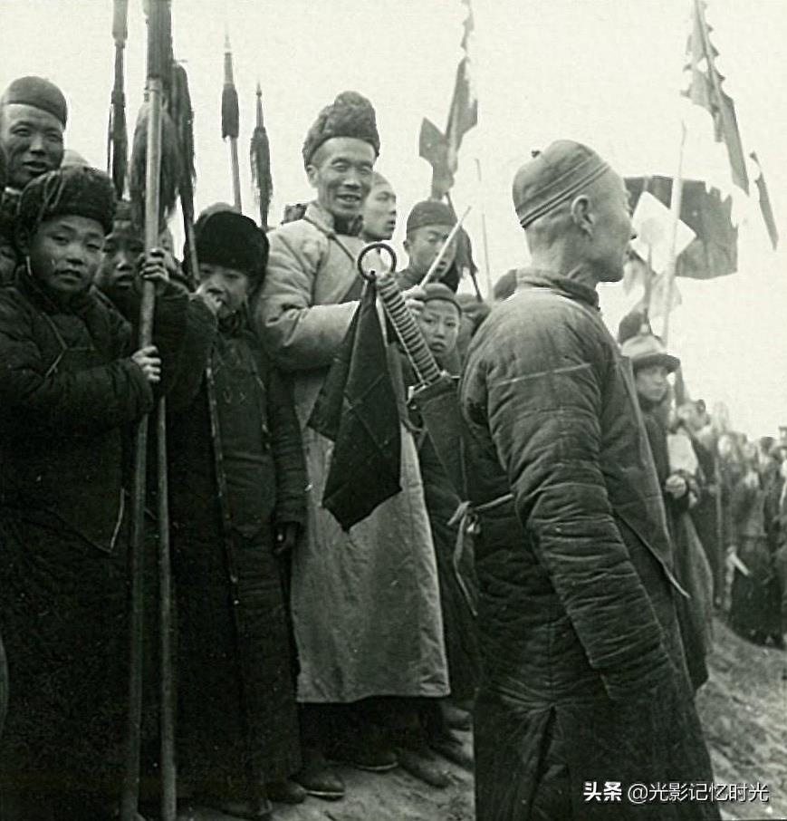 老照片:1940年--1941年石德铁路开通仪式(石家庄---德州)