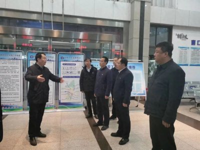 ​渭南人社局主要领导调研韩城市人社工作（图）