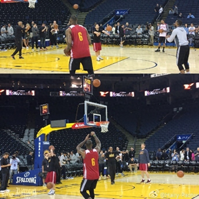 王仕鹏娇妻李跑现身甲骨文球场观看NBA总决赛G1训练