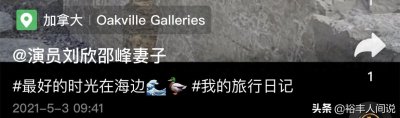 ​52岁邵峰携妻子去加拿大旅游！开心玩高尔夫球，刘欣长腿抢镜