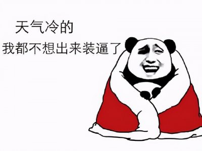 天气冷系列斗图表情包合集|天气冷的,我都不想出来装13了