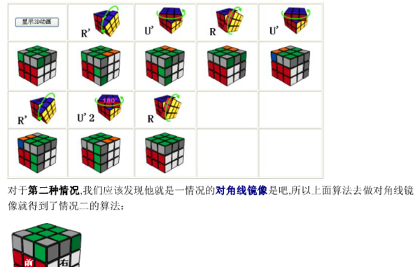 魔方怎么拼 口诀,新手魔方口诀是什么?图11