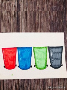 垃圾分类绘画作品