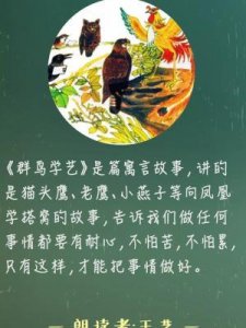 ​群鸟学艺(群鸟学艺的艺是什么意思)
