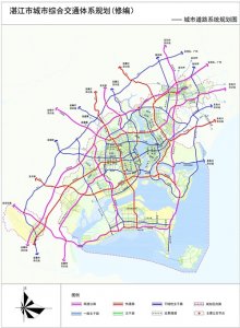 ​湛江地铁要来了啦，（高清图）湛江市城市综合交通体系规划图