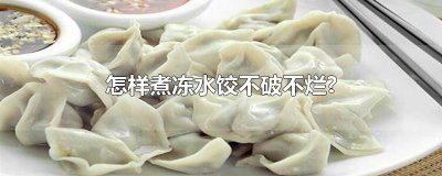 ​怎样煮冻水饺不破不烂?