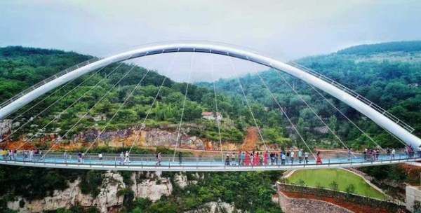 博山玻璃栈道在哪里,云台山玻璃栈道在哪个景点图3