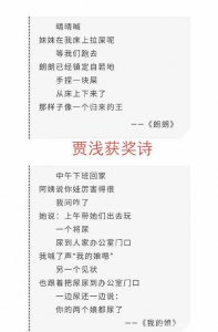 ​贾浅浅最出名的十首诗原文（可以借鉴农民的办法处理贾浅浅的屎尿体诗）