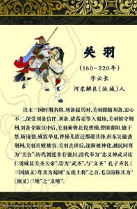 ​关羽简介（关羽简单介绍）