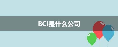 ​BCI是什么公司