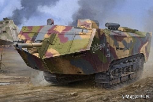 法国一战时圣沙蒙突击坦克，却是现代自行火炮的鼻祖