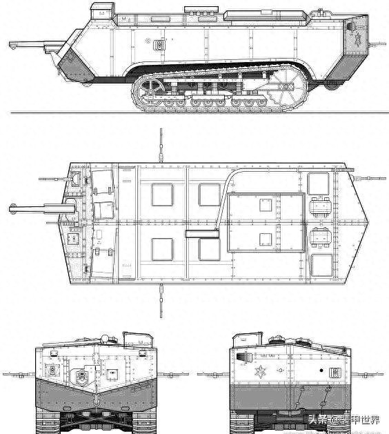 法国一战时圣沙蒙突击坦克，却是现代自行火炮的鼻祖