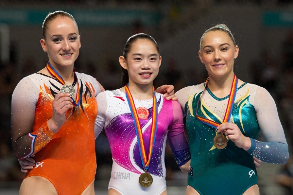 体操——世界杯墨尔本站：刘婷婷夺得平衡木冠军