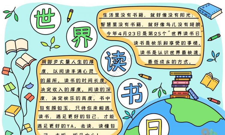 世界读书日的来历和意义视频