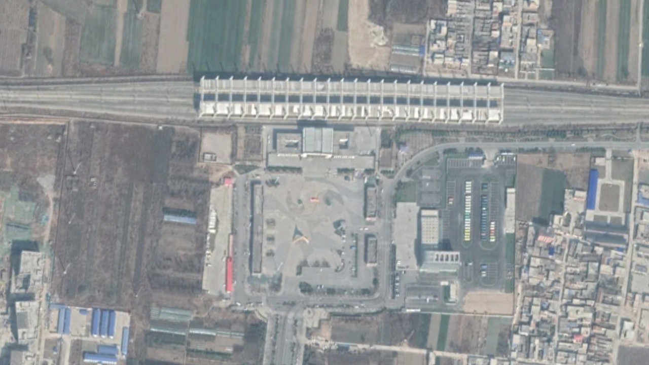 航拍高铁G2001次（郑州-西安北）各车站，途经三门峡、华山