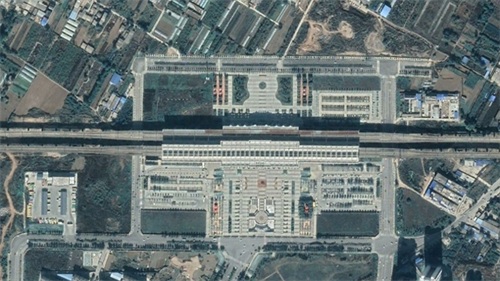 航拍高铁G2001次（郑州-西安北）各车站，途经三门峡、华山