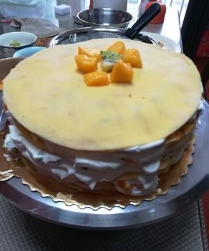 没有平底锅怎么做千层蛋糕的皮,榴莲千层用什么锅最好图13